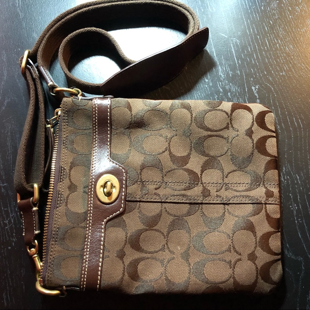 Brown Coach Crossbody Bag